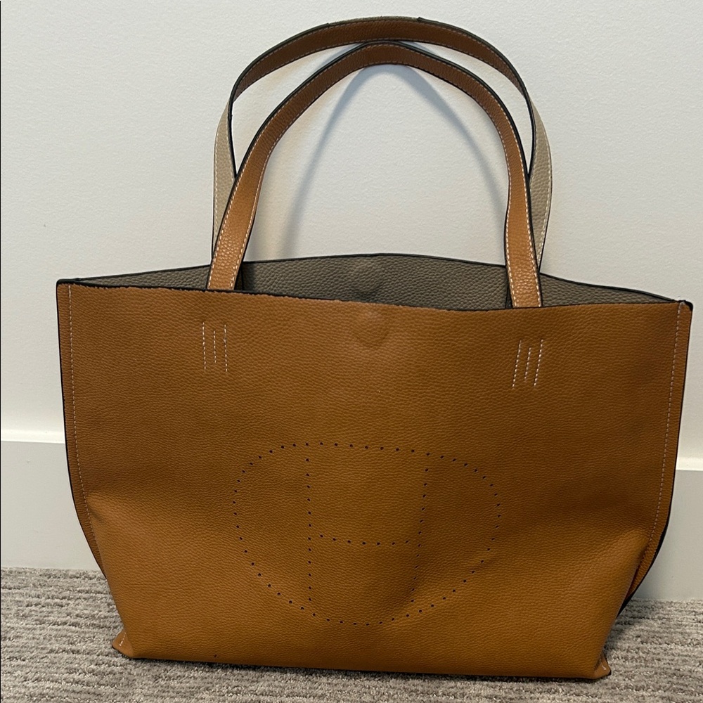Elegant Tan Tote Bag